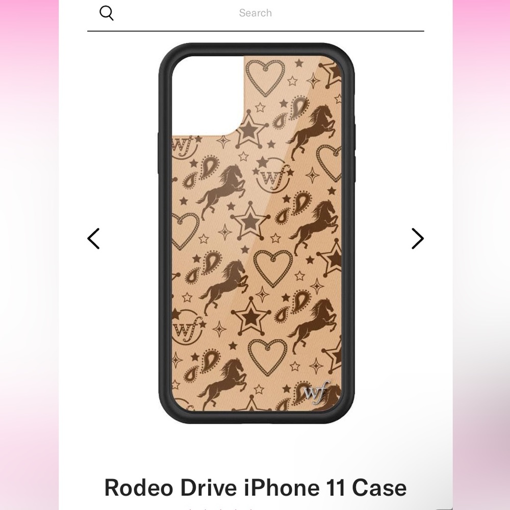 BRAND NEW “RODEO DRIVE” Wildflower, iPhone 11 phone case (never used before)